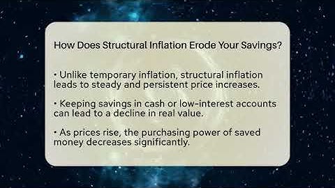 How Does Structural Inflation Erode Your Savings? - Inflation Insight Channel