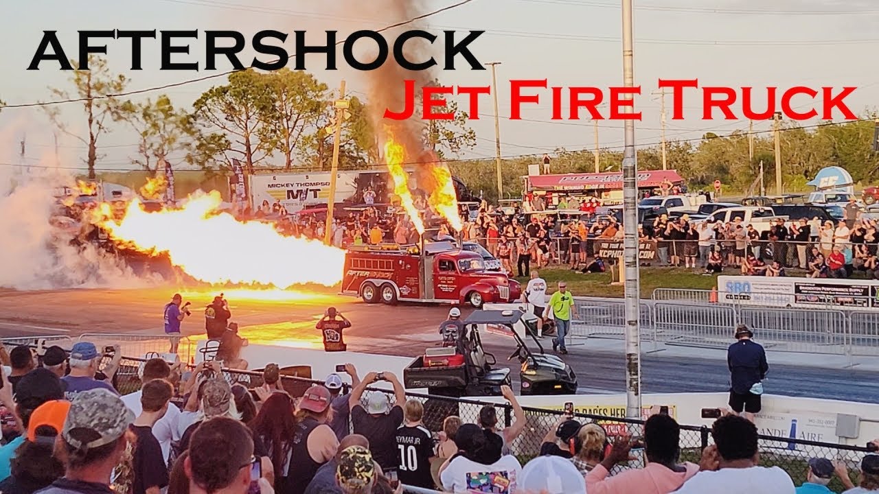 Aftershock Jet Fire Truck Snowbird Nationals Bradenton Florida Dec. 3