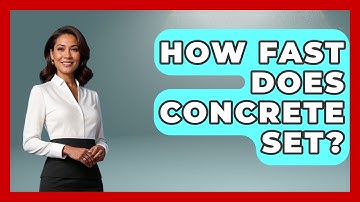 How Fast Does Concrete Set? - Civil Engineering Explained