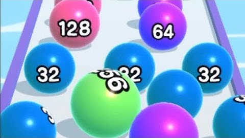 BALL RUN 2048  - All  Levels Gameplay IOS  (Levels 54 -60).