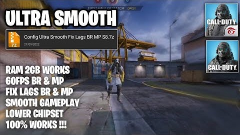 ULTRA SMOOTH 60FPS CONFIG IN COD MOBILE | FIX LAGS BR & MP | CONFIG CODM 2022