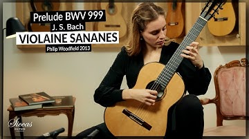 Violaine Sananes plays Prelude BWV 999 by J. S. Bach on a 2013 Philip Woodfield No. 335
