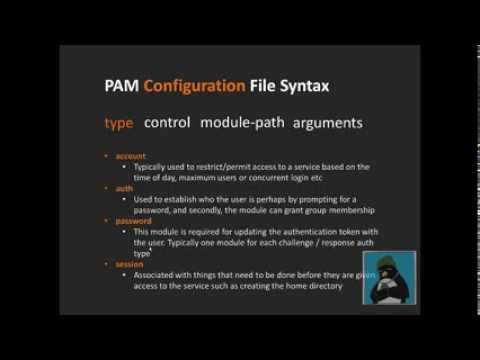 LPIC-2 202 PAM Configuration files