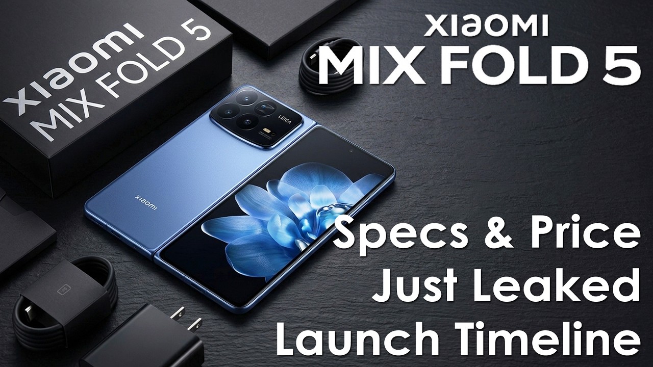 Xiaomi Mix Fold 5 Specs & Price Just Leaked But There's Bad