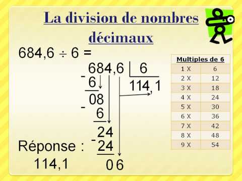 Vidéo: Comment Diviser Des Nombres Décimaux