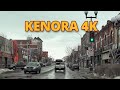 Kenora 4K - Driving Kenora in early March and the Snowy Highway  - Ontario, Canada