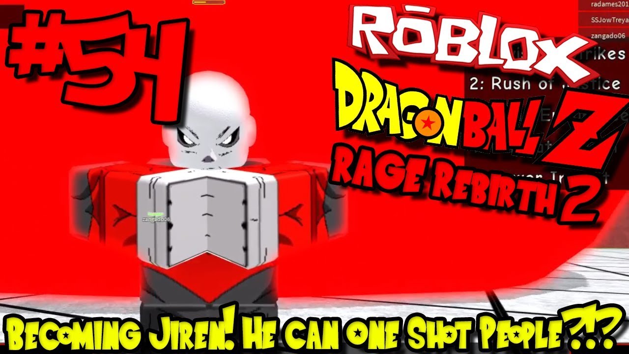 Becoming Jiren He Can One Shot People Roblox Dragon Ball Rage Rebirth 2 Episode 54 Youtube - brand new character ssjb evolution vegeta roblox