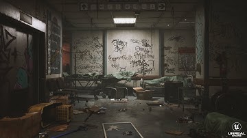 Gameplay Abandoned Hospital Unreal Engine 5.3.1 Lumen Nanite