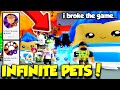 I Bought The INFINITE PET GAMEPASS In Tapping Horror And THE GAME BROKE... (Roblox)