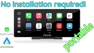 Portable In Car Entertainment system. Carpuride W103 Apple CarPlay Android Auto - Unbiased Review