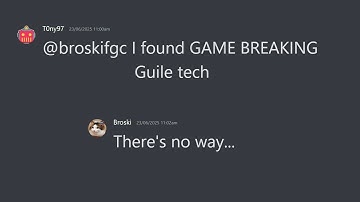 I was wrong about this overpowered Guile technique