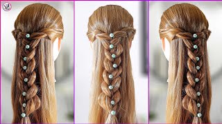 every day braid hairstyle for every age women 🎉💐🙀 #panchibolehaikya #short #braidtutorial #simple