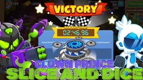 BTD6 Race- Slice And Dice- Tutorial on how to get 2:45 or under (Mobile Friendly) May, 28, 2021