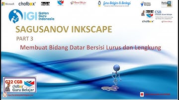 Inkscape Part 3 Membuat Bidang Datar Gabungan antara Garis Lurus dan Garis Lengkung