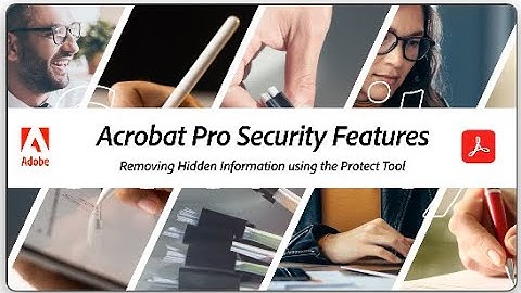 Acrobat Pro - Removing Hidden Information