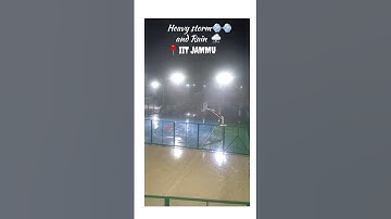 🆘️ Alert! | Heavy storm and Rain 💨⛈️ | 📍IIT JAMMU #college #iit #jee #hostellife #nature #enjoy