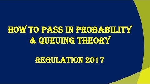 Regulation 2017 pqt important questions/how to pass in pqt/probability and queuing theory topics
