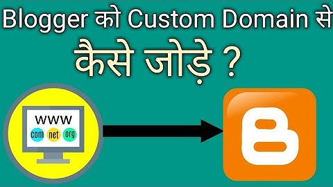 How To Setup Custom Domain To Blogger With Go Daddy In Hindi