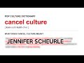 The Fall of Jennifer Scheurle - Cancelled by your OWN Culture