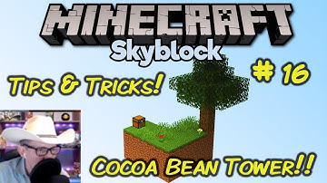 CubeCraft SkyBlock Playthrough – Cocoa Bean Farm – Cocoa Bean Tower