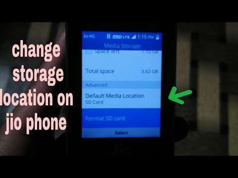 How To Change Storage Location In Jio Phone