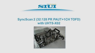 SyncScan 2 (32:128 PR PAUT and 1-CH TOFD) with Crawler UHTS-X02