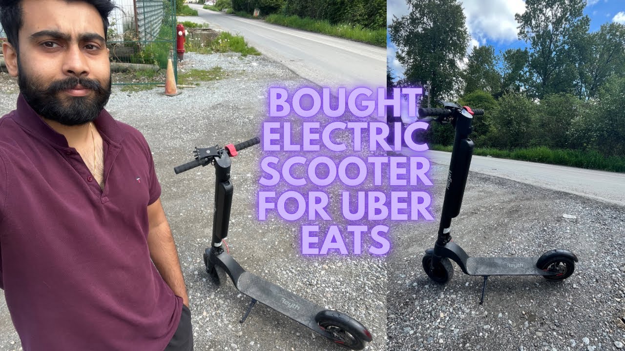 Bought a Electric Scooter to do Uber Eats in Vancouver Canada Paisa