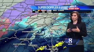 Hardest snow may fall in middle of day, afternoon