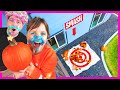 PUMPKIN GUTS with MYSTERY TRICKS &amp; TREATS! Kin Tin and Family Halloween Drop Test