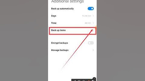 BlueMail App data not enable automatically backup mode | Redmi Note 10 and Xiaomi