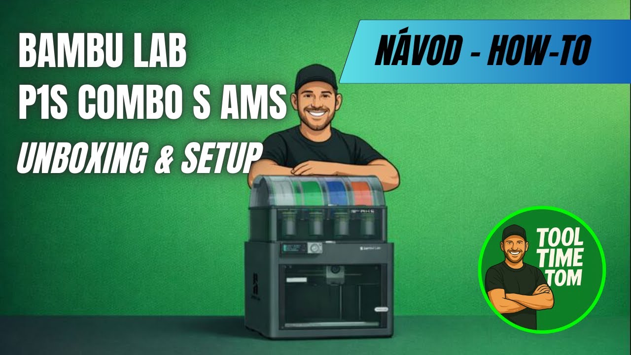 Bambu Lab P1S Combo: Full Unboxing & Setup Guide (Návod) 🛠️🚀