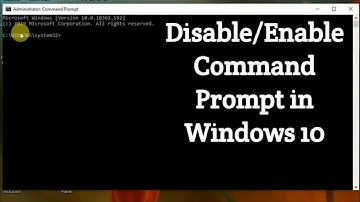 How To Disable cmd in Windows 10 | Enable/Disable command Prompt on Windows 10 in Admin/Normal Mode