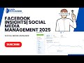 facebook insights kya hota hai in detail | social media management 2025