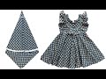 Stepbystep guide to crafting umbrella cut baby frock with frill top cutting and stitching tutorial