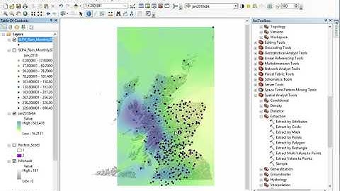ArcGIS Tutorial Extracting Raster Values to Points