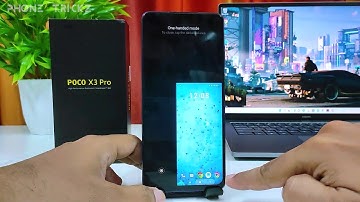 How to Enable one Hand mode in Poco X3 Pro