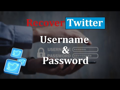 Recover Twitter Username and Password| Reset Twitter Account Password