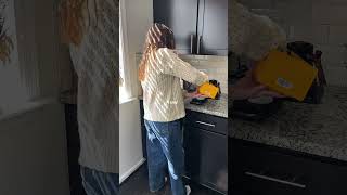 Day 30 clocking into my dream job! #mom #postpartum #morningroutine #momcontentcreator #baby