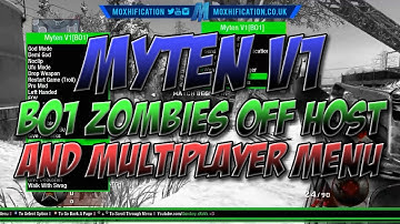 BO1 | TU11 | Myten V1 Multiplayer & Zombies Off Host | +Download