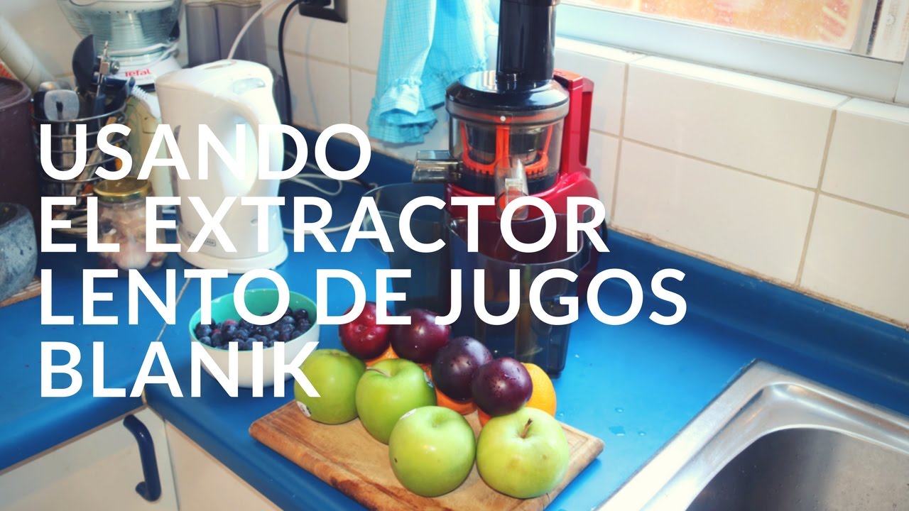 Usando el Extractor Lento de Jugos de Blanik - YouTube