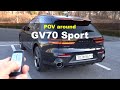 2021 Genesis GV70 3.5T-GDi AWD Sportpackage POV exterior and interior