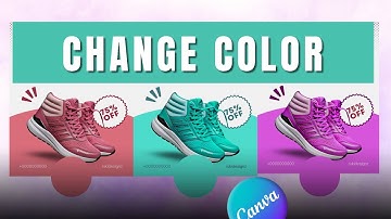 3 Easy Ways to Change Any Element’s Color in Canva! 🎨 | Canva Tips & Tricks
