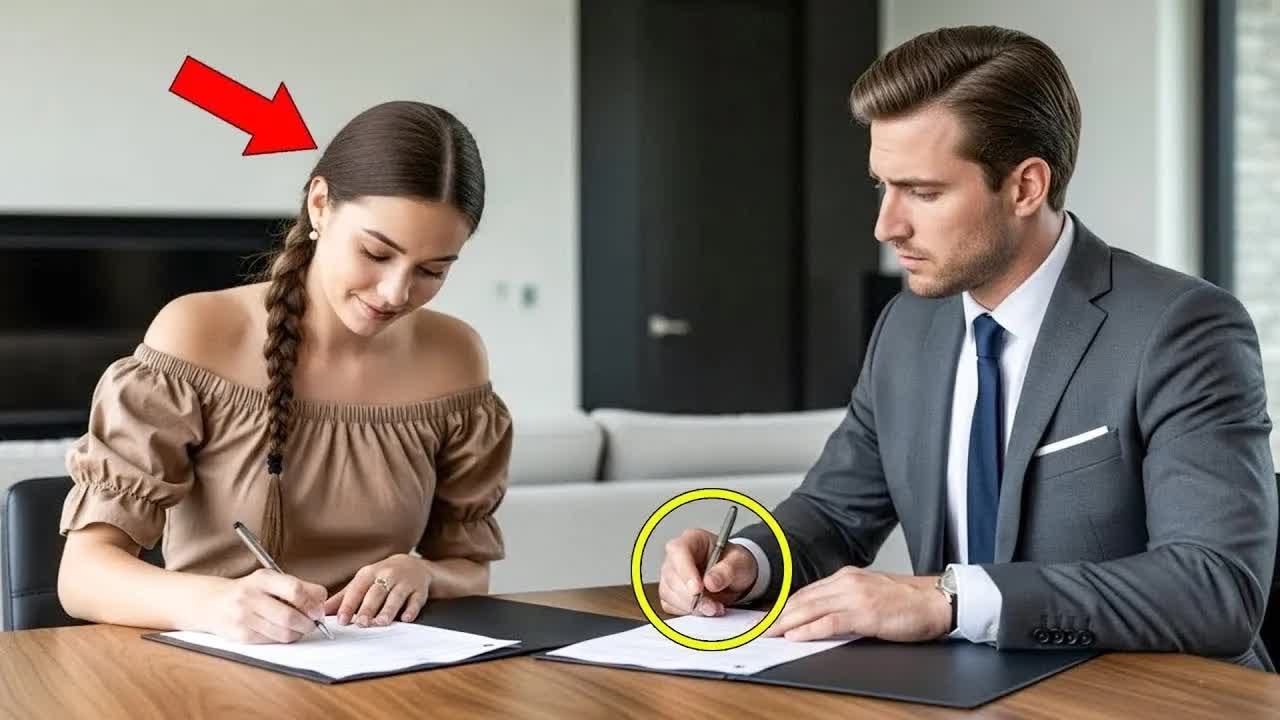 Sie unterschrieb die Scheidung lächelnd – und fuhr im Auto eines Milliardärs davon