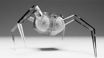 Glass Walker - Blender -  From A Polyfjord Project