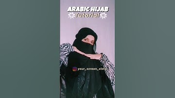 Elegant Arabic Hijab Tutorial ✨ | Easy & Quick Style for Every Occasion #shorts #hijabstyle