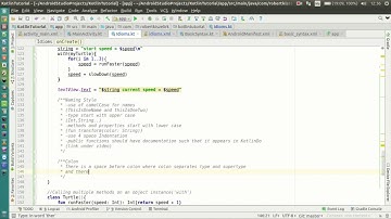 Android Kotlin Tutorial #026 - Coding Convention - Colon