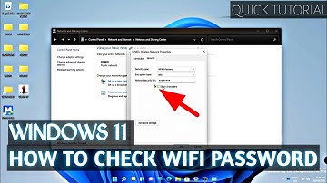Windows 11: How to check Wifi password
