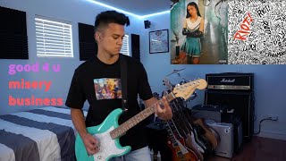 Video thumbnail of "good 4 u / misery business - olivia rodrigo/paramore (guitar cover)"