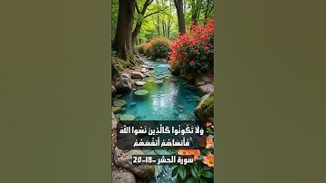 واتقوا الله | تلاوة مميزة من سورة الحشر (18-20) للشيخ ياسر سلامة