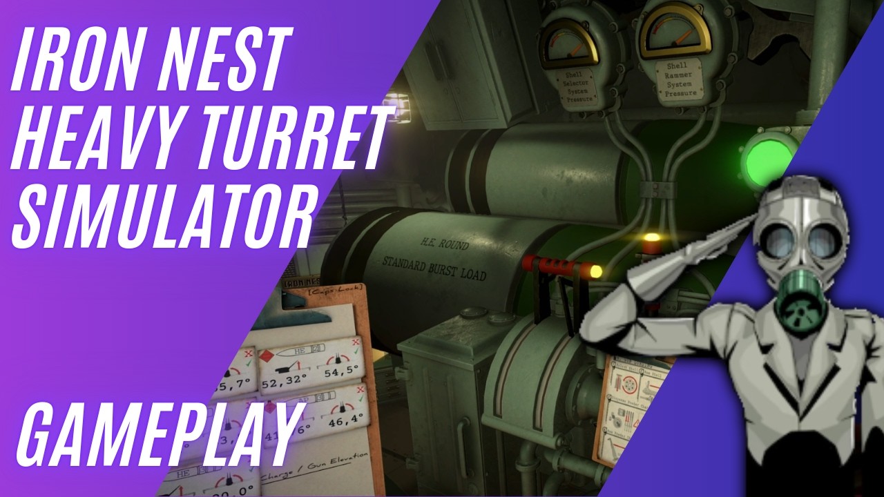 Iron Nest Heavy Turret Simulator Gameplay